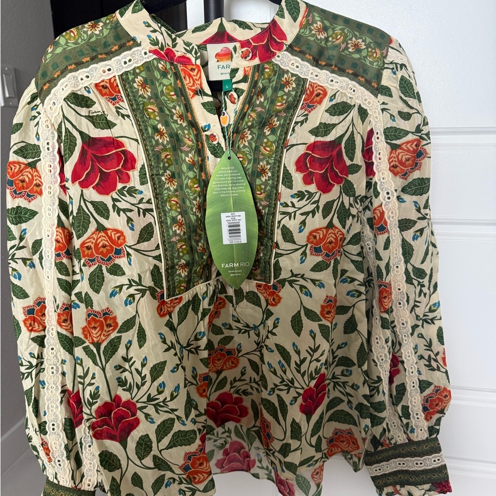 FARM Rio Multicolor Floral Top